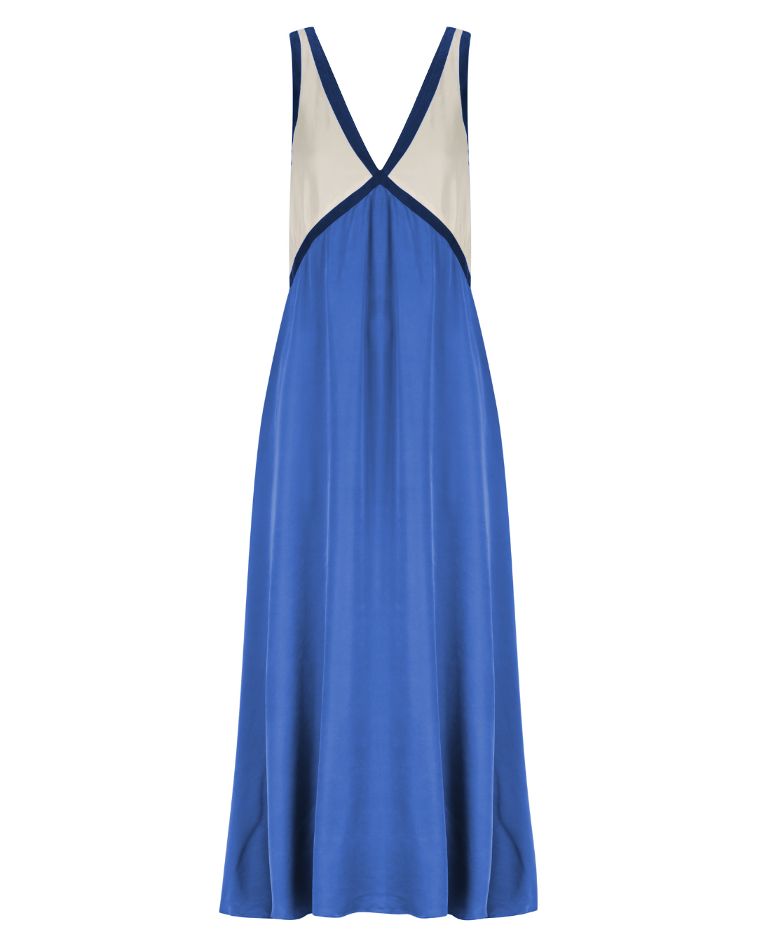 Sante Sicily Contrast Satin Dress