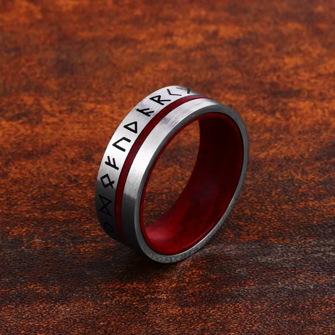Norse Rune Warrior Heritage Ring