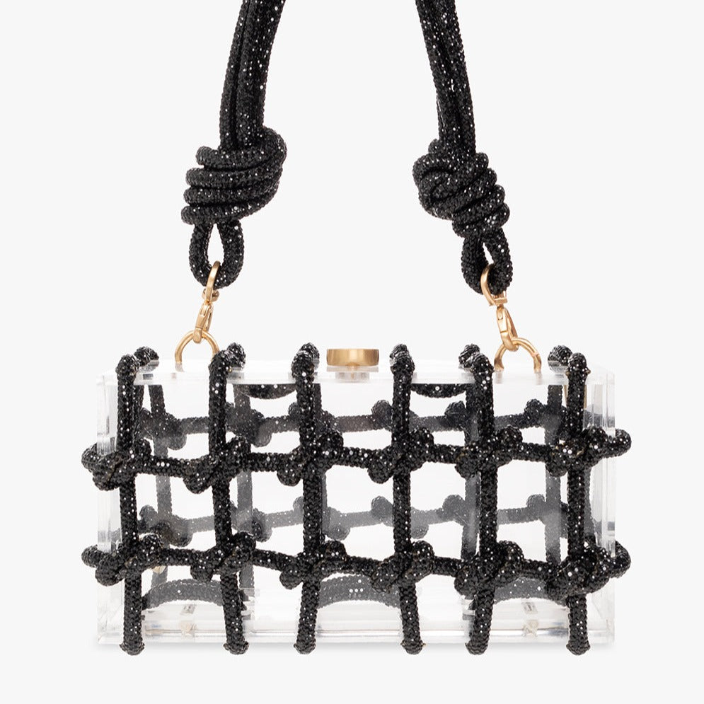 Dazzle knot clutch