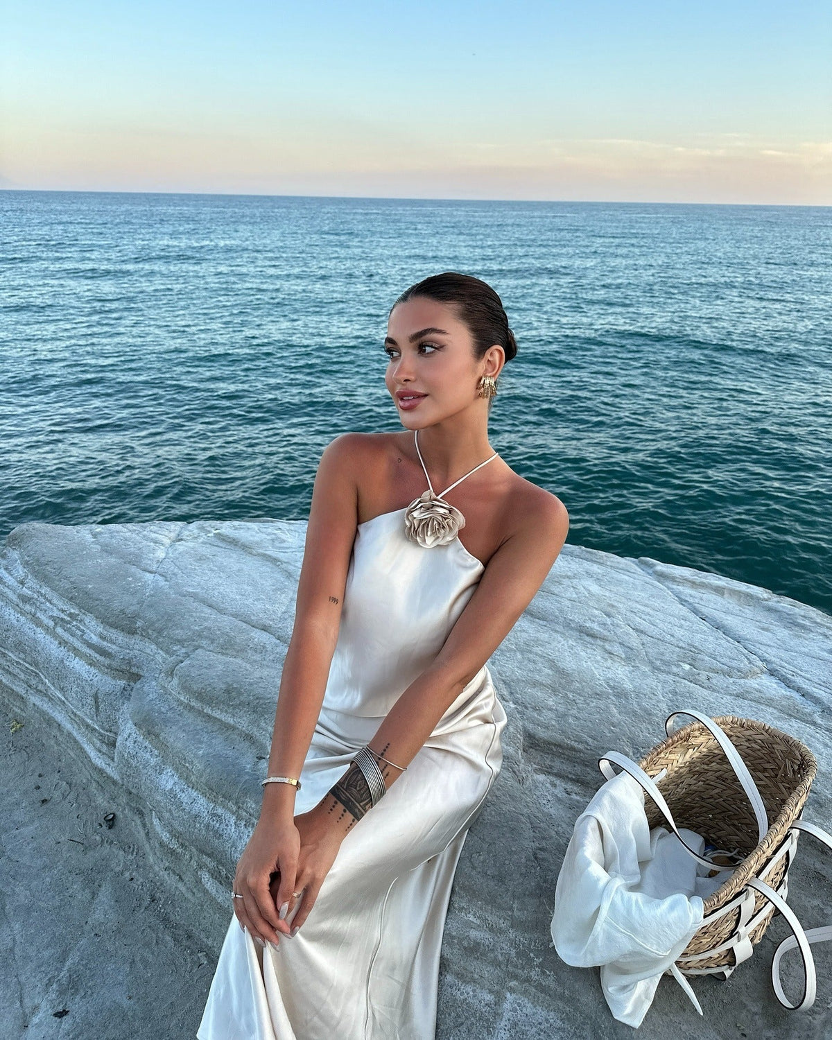 Concorde & Caviar Applique Dress