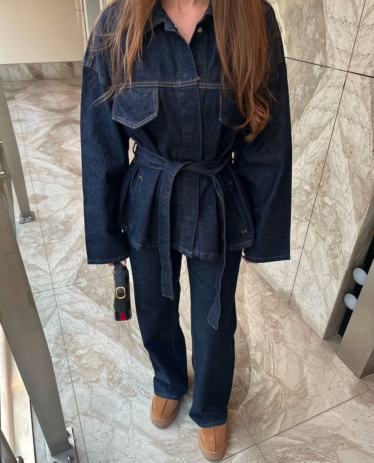 Juniper Denim Kimono Set