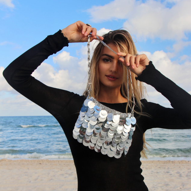 Irina chain mail bag