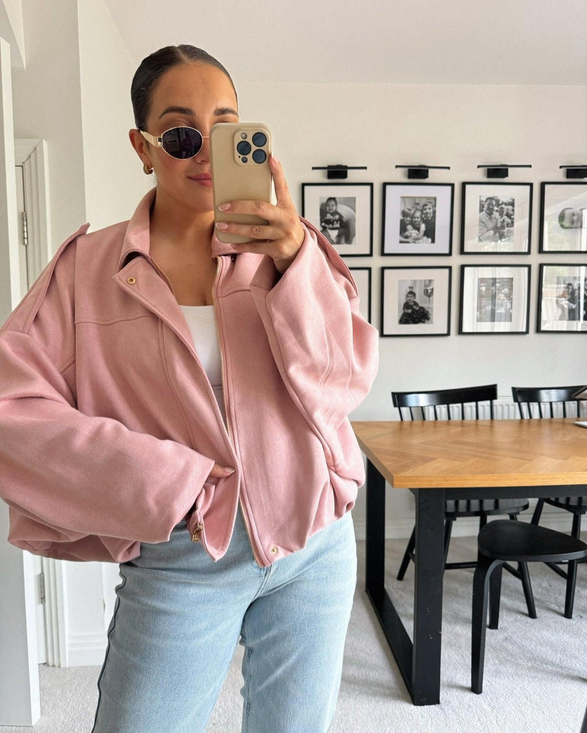 Maven Suede Bomber Jacket