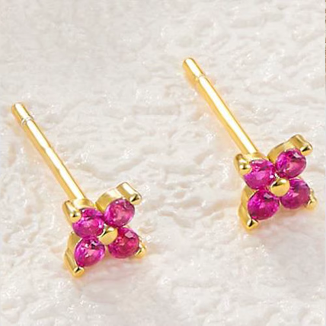 Dainty Flower Stud Earrings