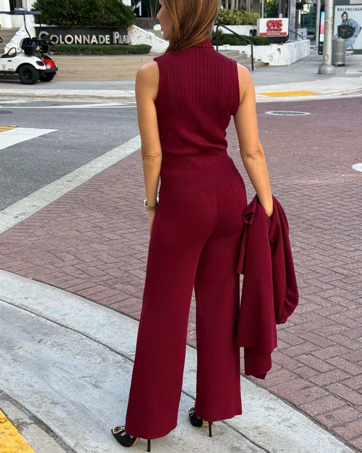 Diana Tricot Three-Piece Knit Set