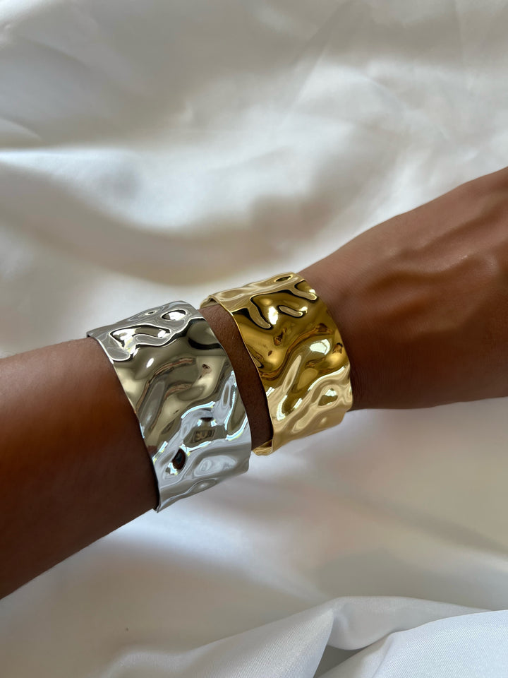 Coco & Verde Hammered Bracelet