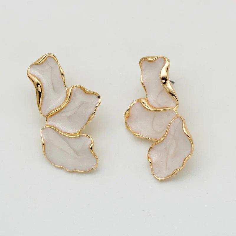 Maison De Fluer Enamel Earrings