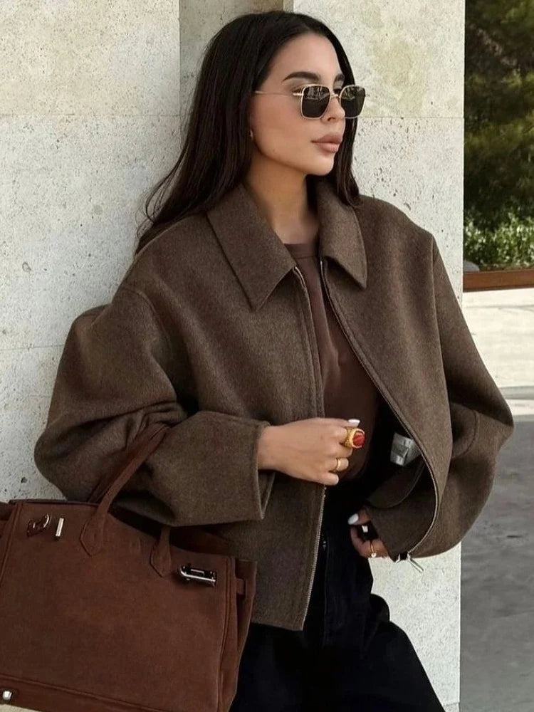 Hamilton Brown Boucle Jacket