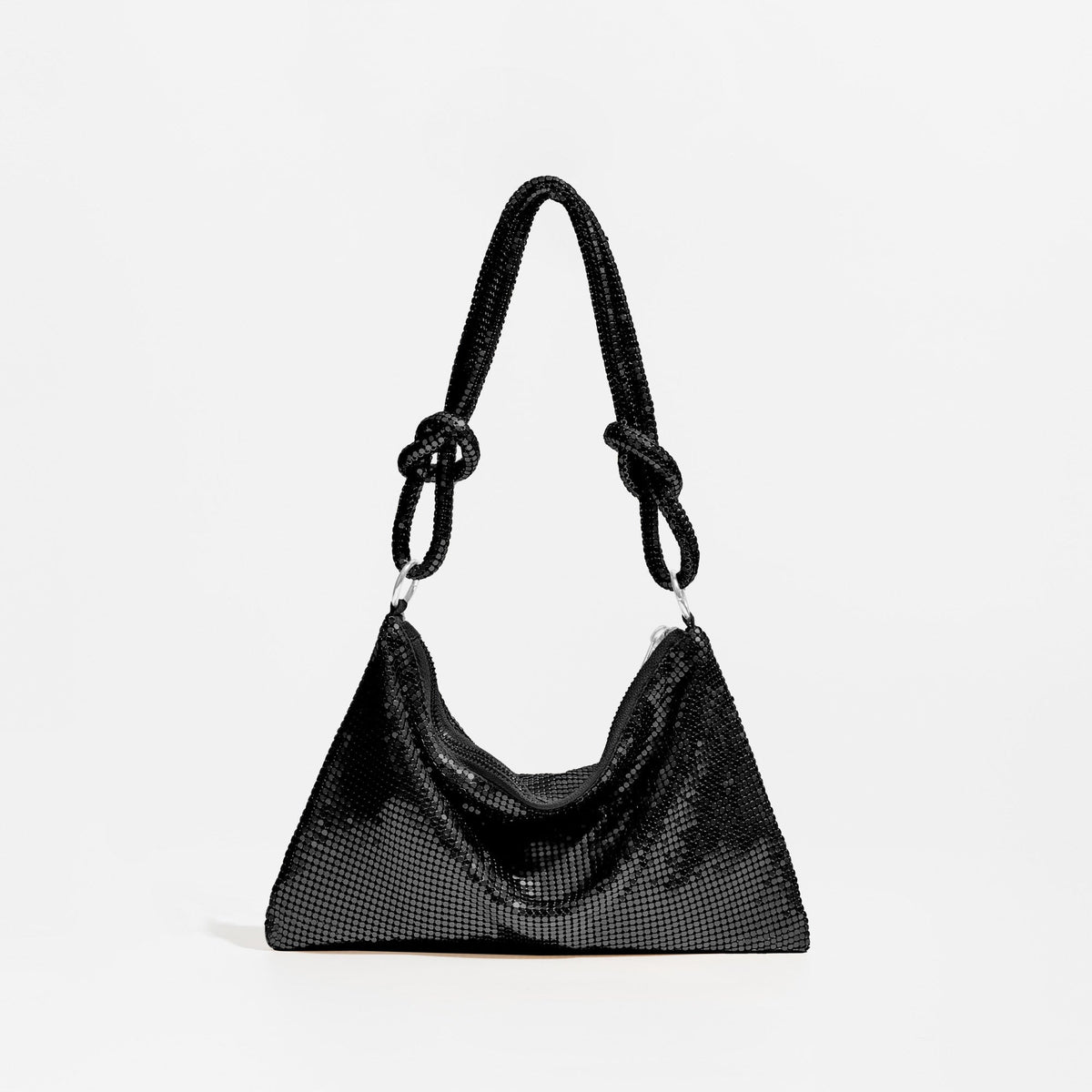 Dazzle mini hobo in chain mesh