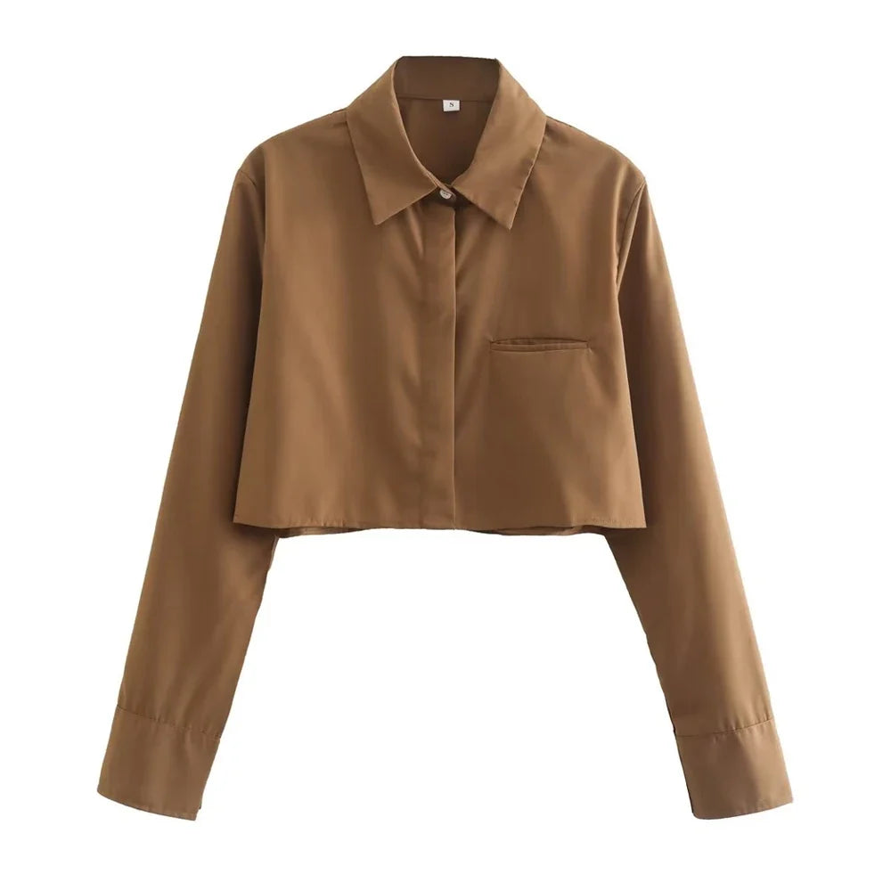 Maven Cropped Shirt