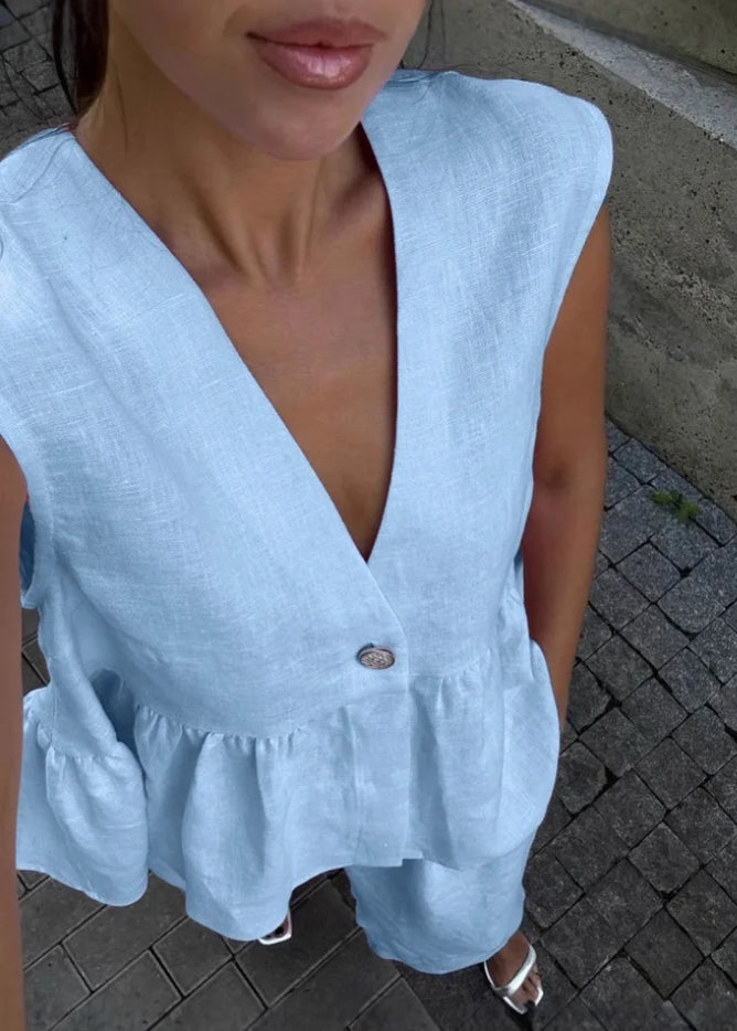 Vintage Century Peplum Set