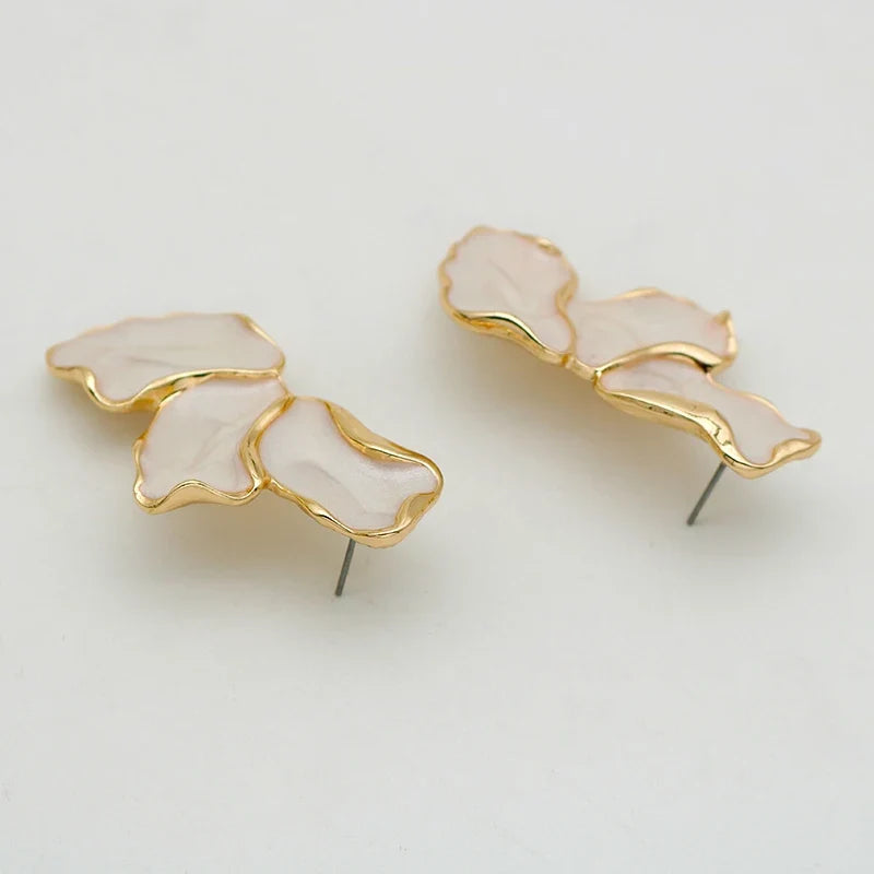 Maison De Fluer Enamel Earrings