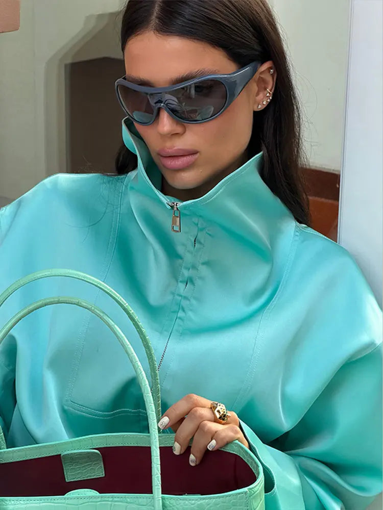 Kendall Satin Zip Co-Ord Set