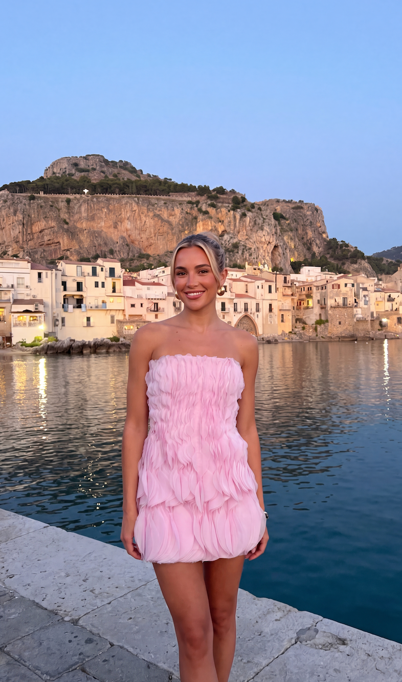 Christabel Chiffon Mini Dress