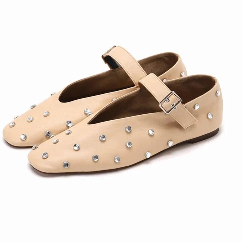 Paloma Rivet Ballet Flats