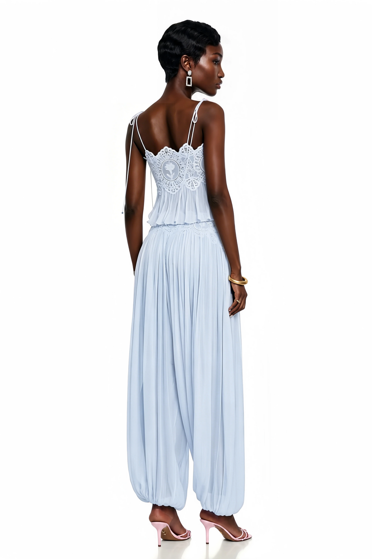 Kendall Lace Chiffon Set