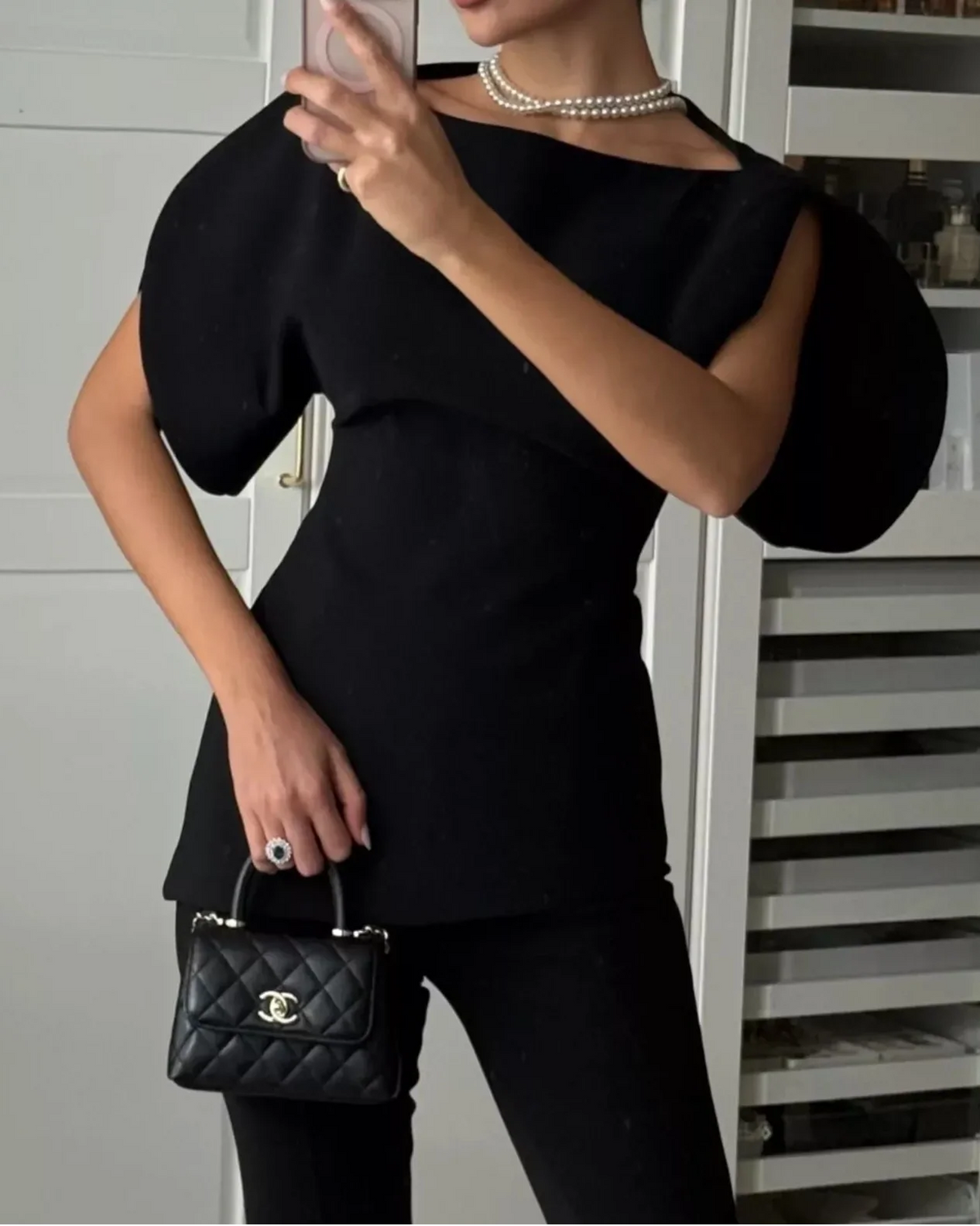 Diana Tricot Balloon Sleeve Top