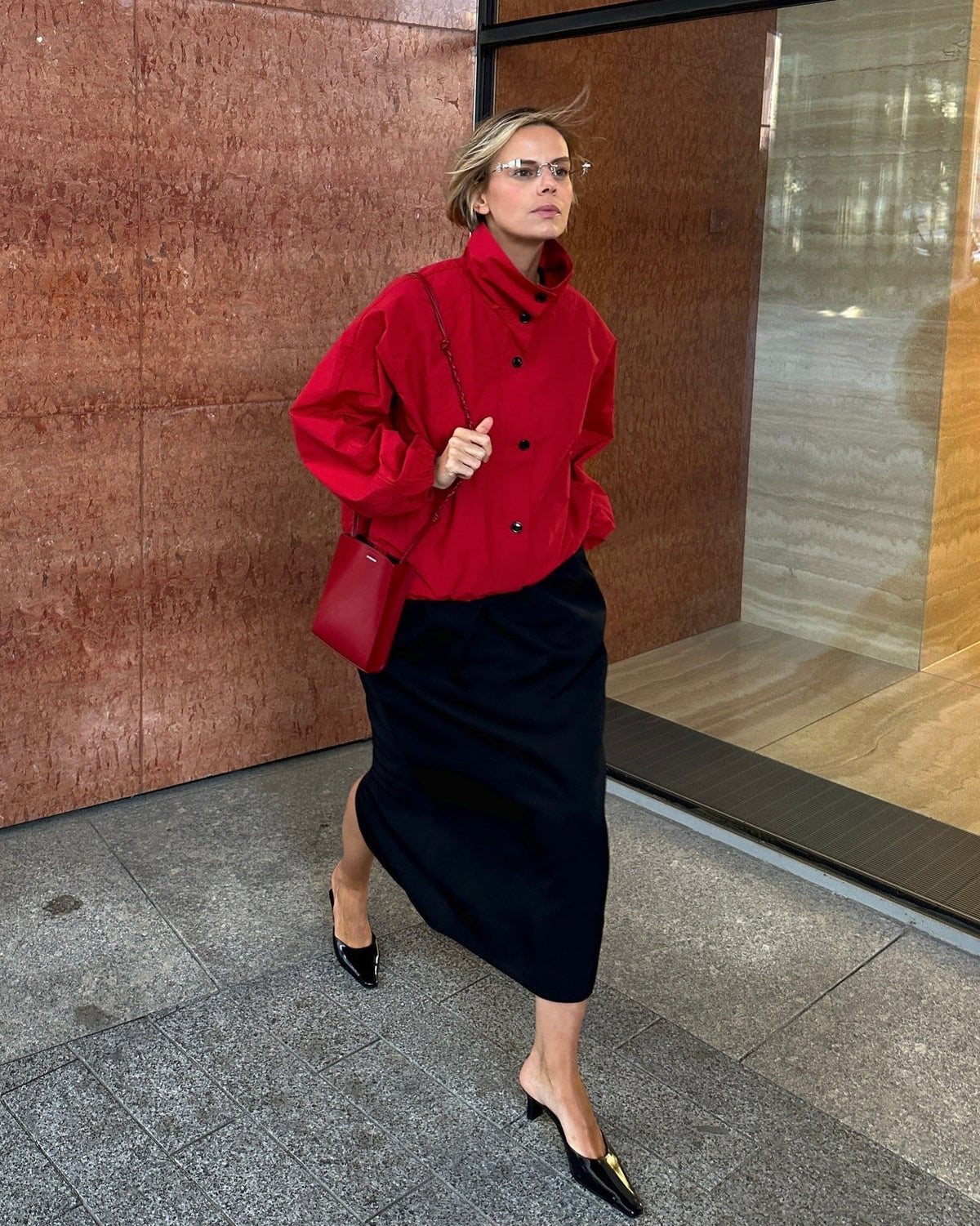 Maven Funnel-Neck Windbreaker Jacket
