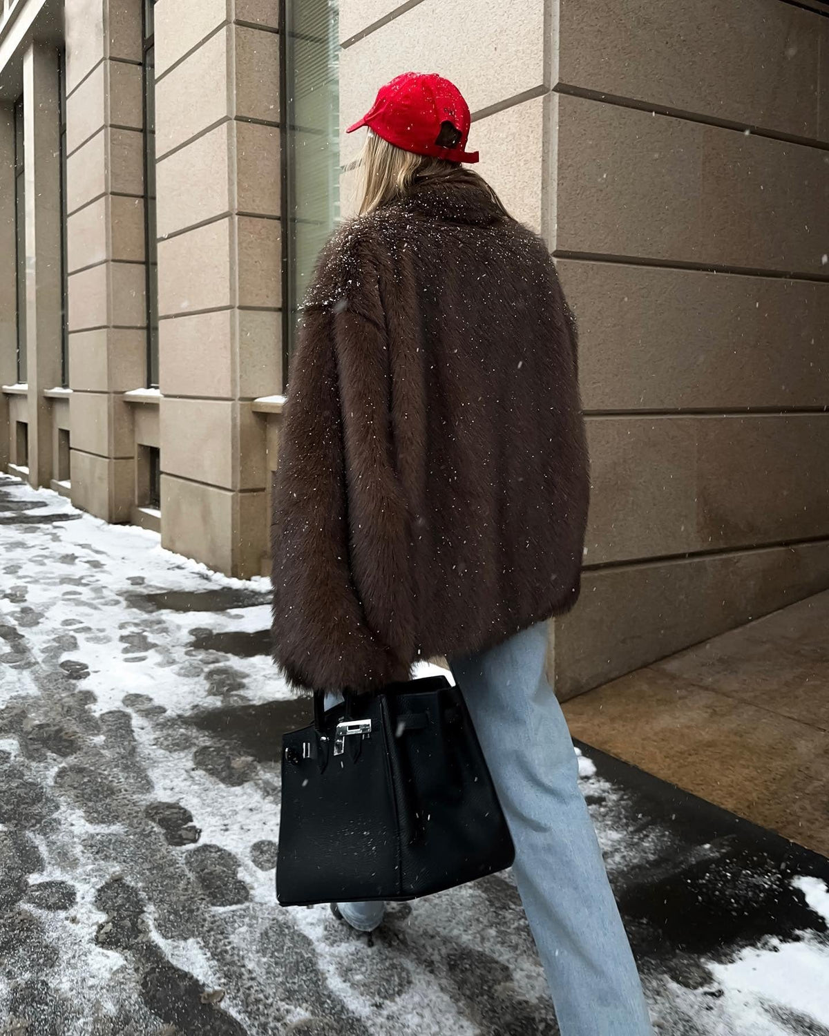 Ferryhill Oversized Faux Fur Coat