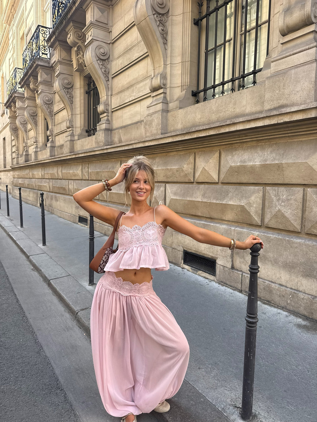 Kendall Lace Chiffon Set