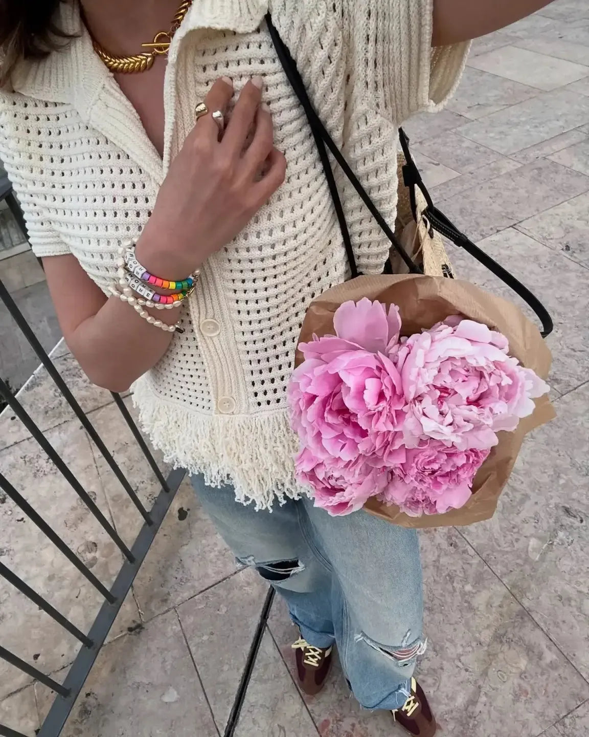 Camara Crochet Fringe Shirt & Skirt Set