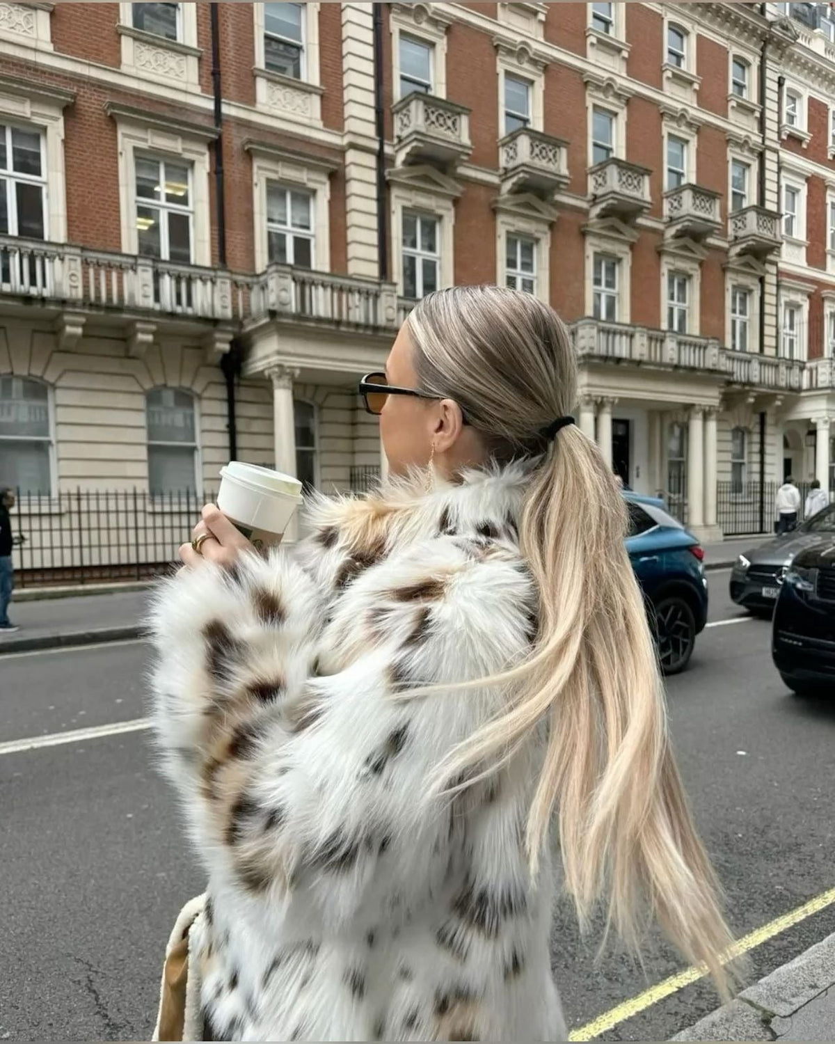 Ferryhill Snow Leopard Faux Fur