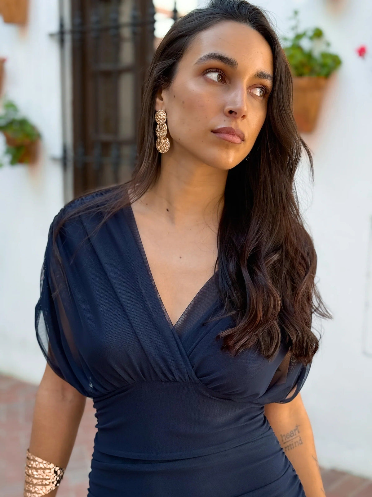 Erika Mesh Maxi Dress