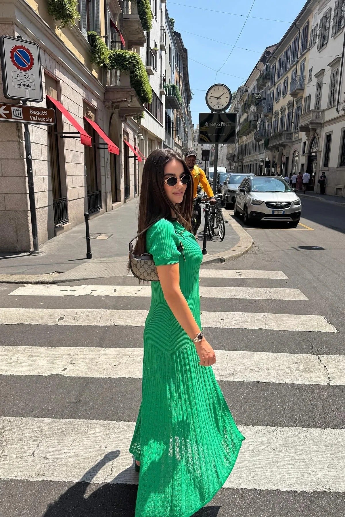Riviera Ribbed Knit Polo Maxi Dress