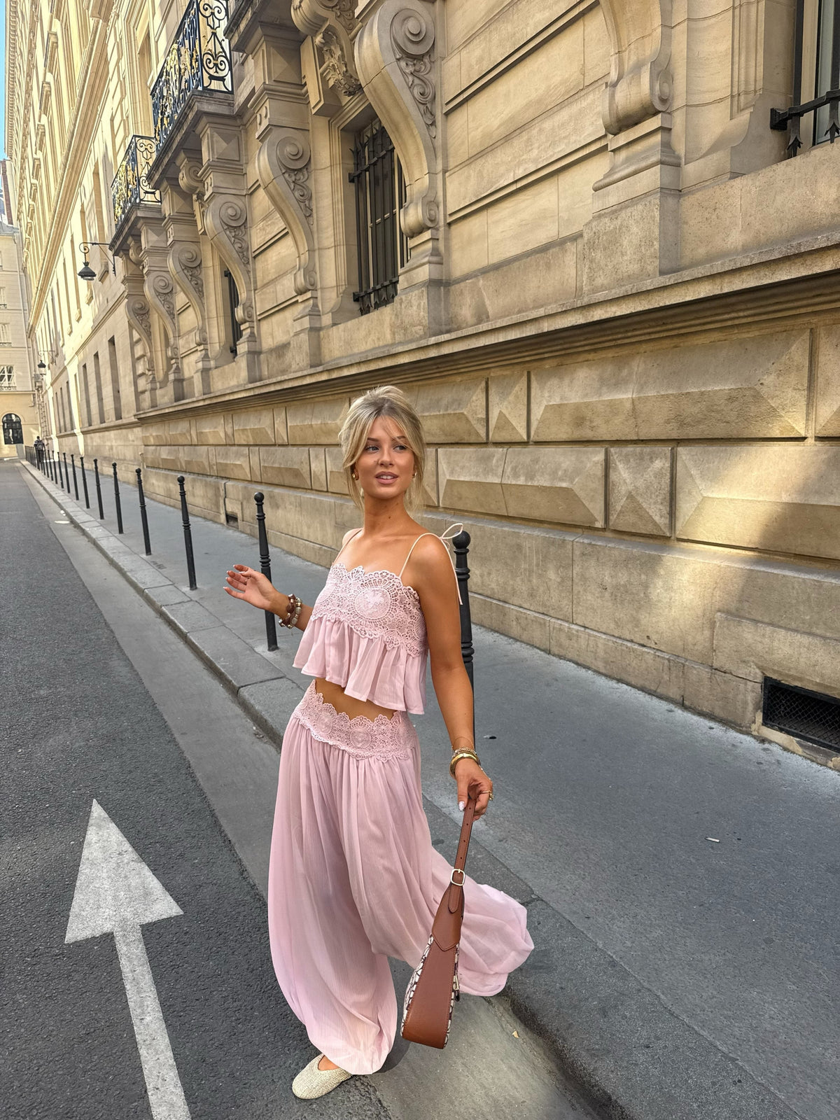 Kendall Lace Chiffon Set