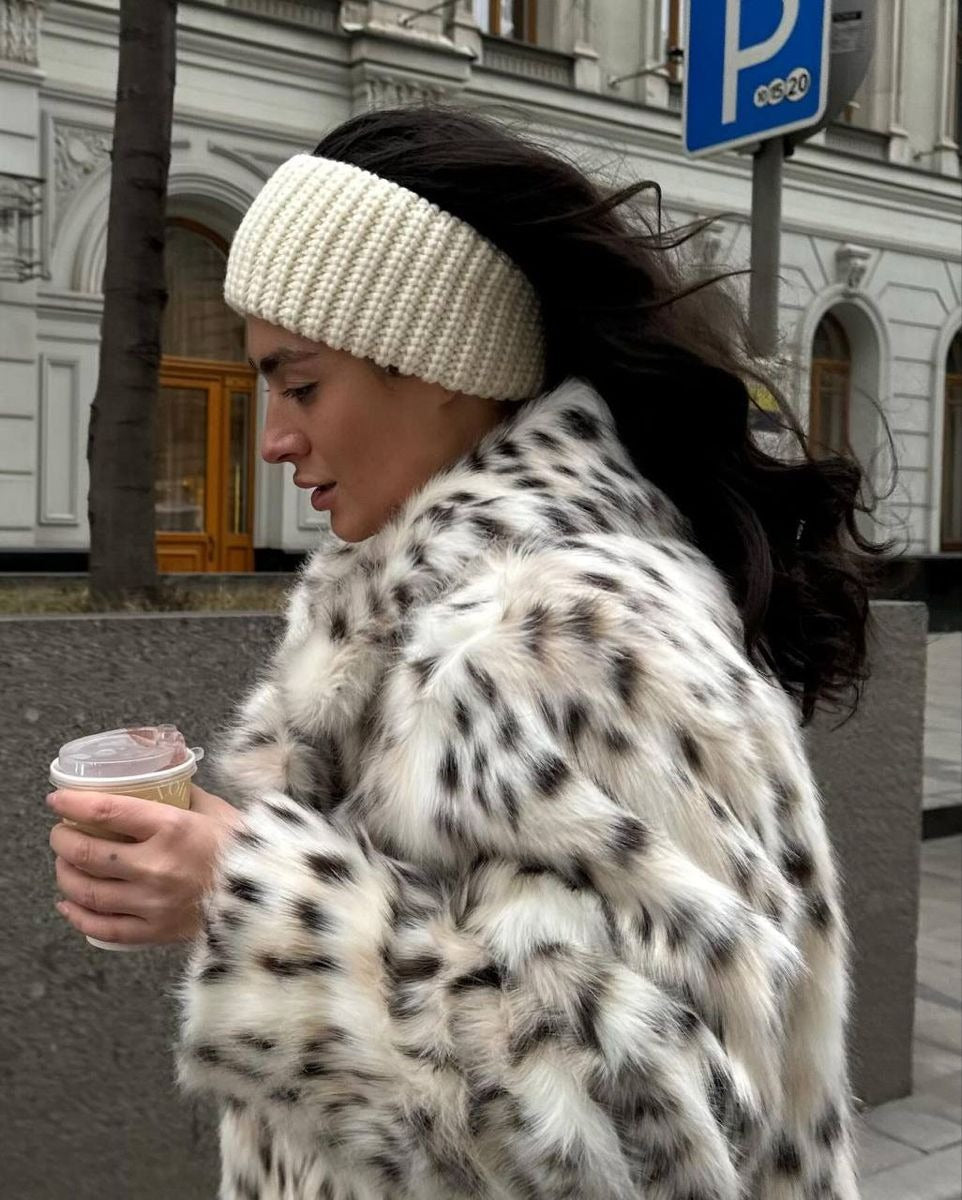 Ferryhill Snow Leopard Faux Fur