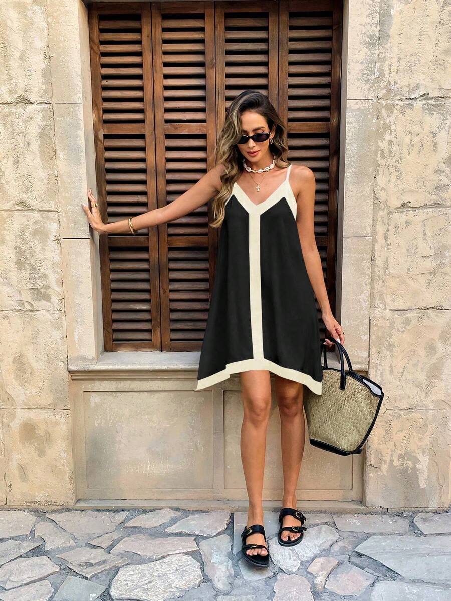 Kendall Contrast Stripe Mini Dress