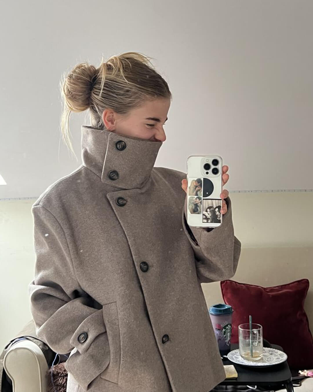 Diana Tricot High-Neck Jacket