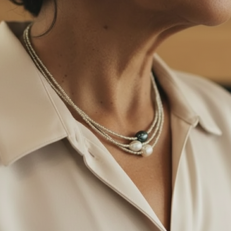 Vintage Fresh Water Pearl Necklace