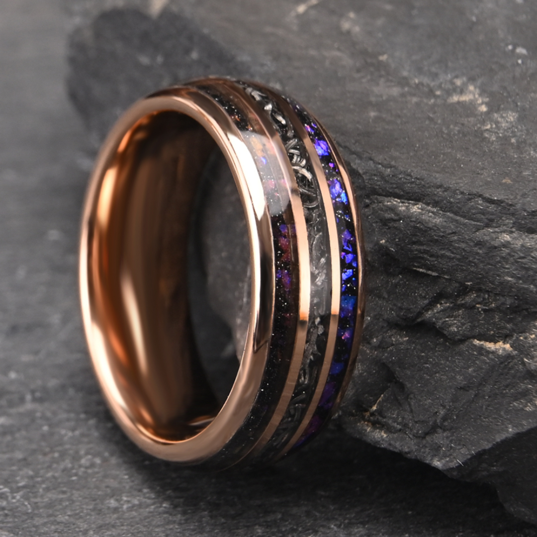 Vintage Dual Ridge Men's Band