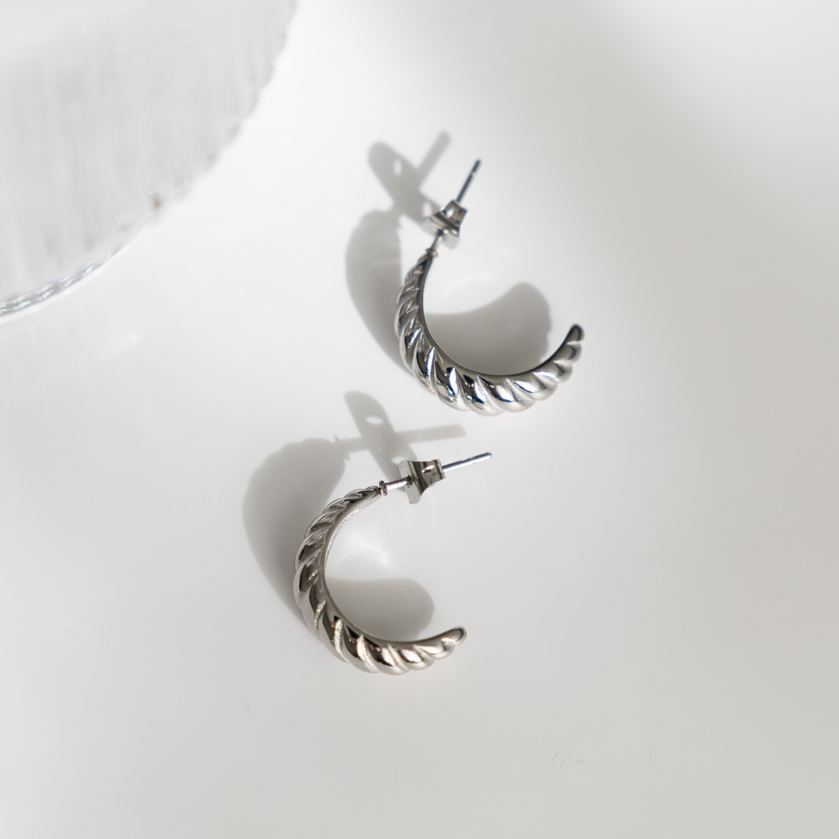 Petite Croissant Earrings