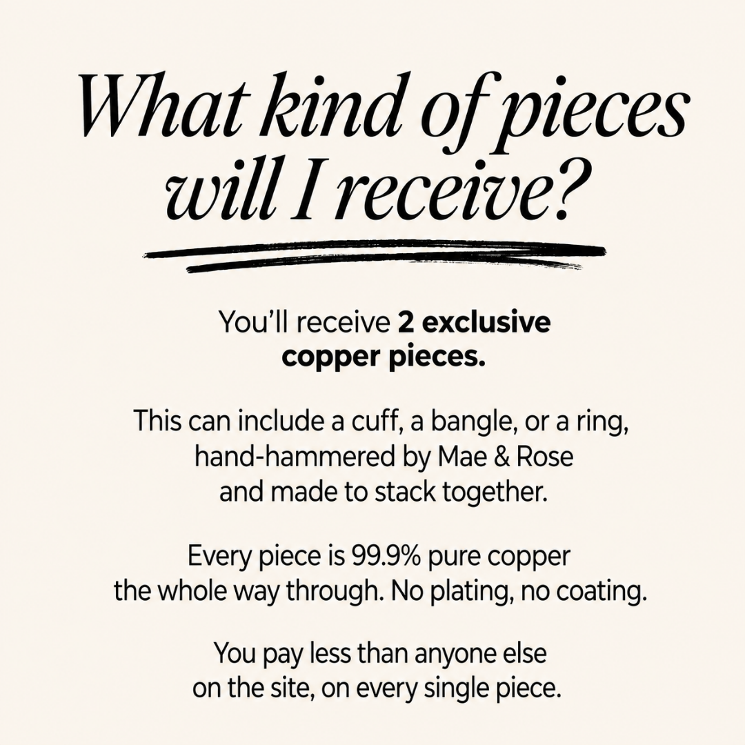 Mystery Copper Jewelry Box (2 Pieces)