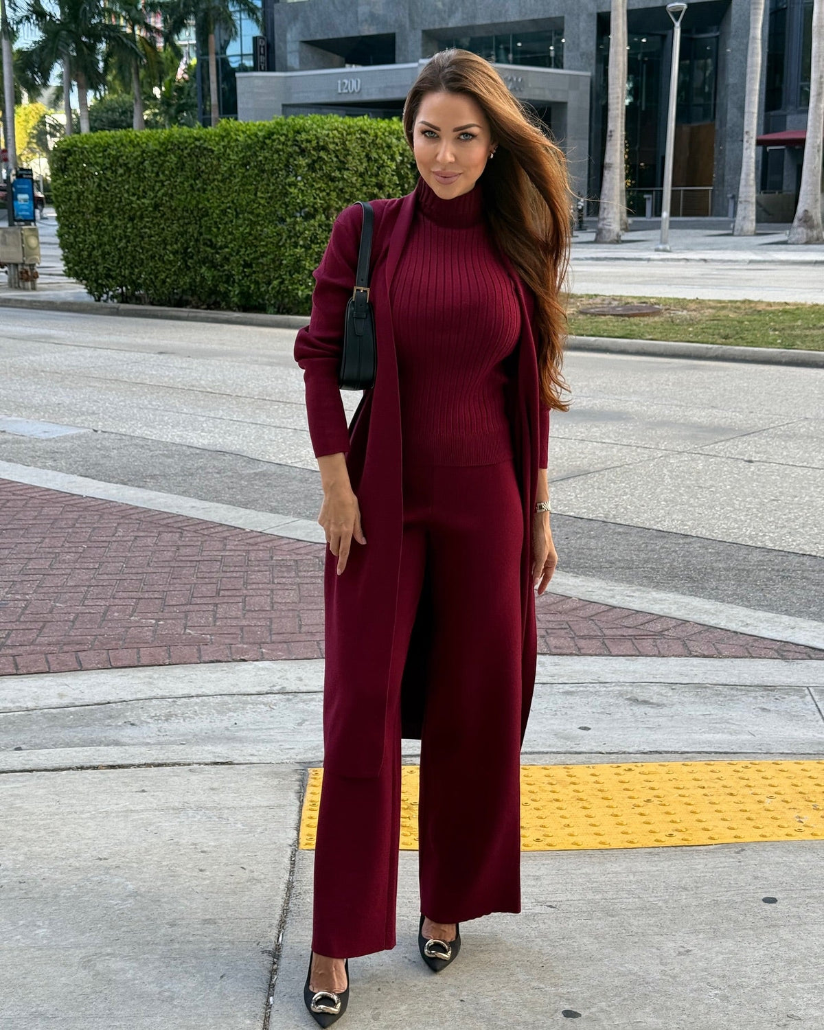 Diana Tricot Three-Piece Knit Set