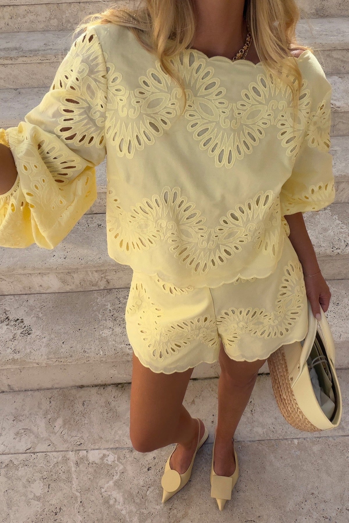 Elodie Eyelet Co-Ord Set