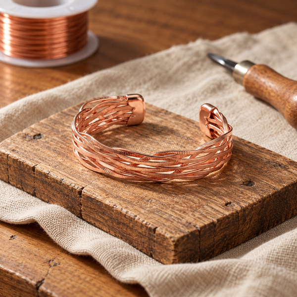 Wisp Copper Bracelet
