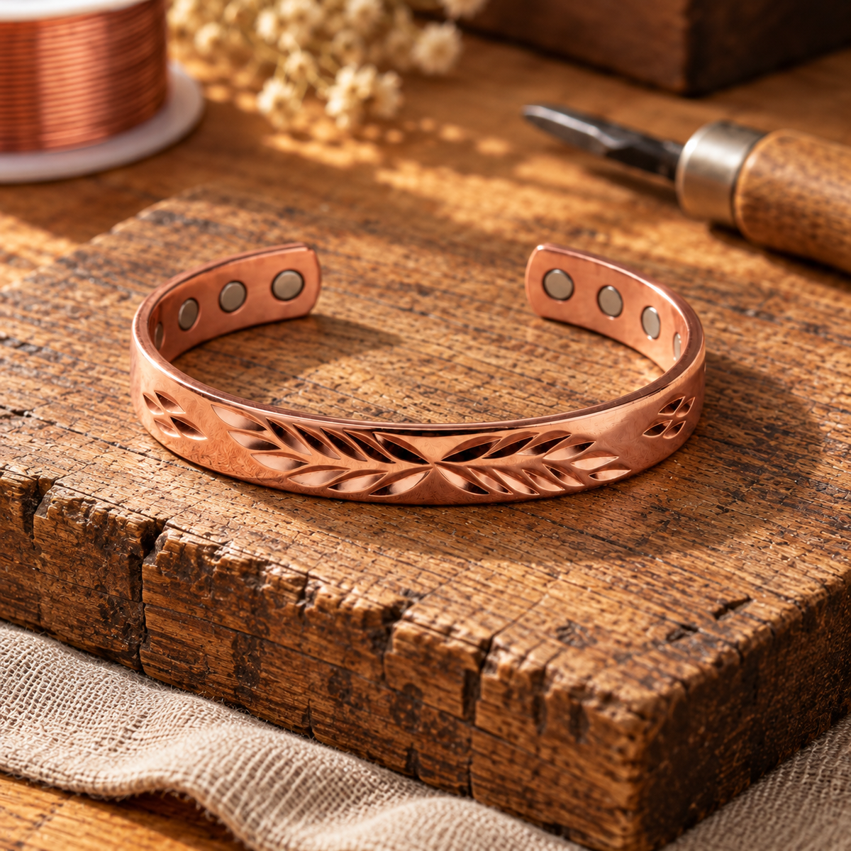 Lunar Copper Bracelet