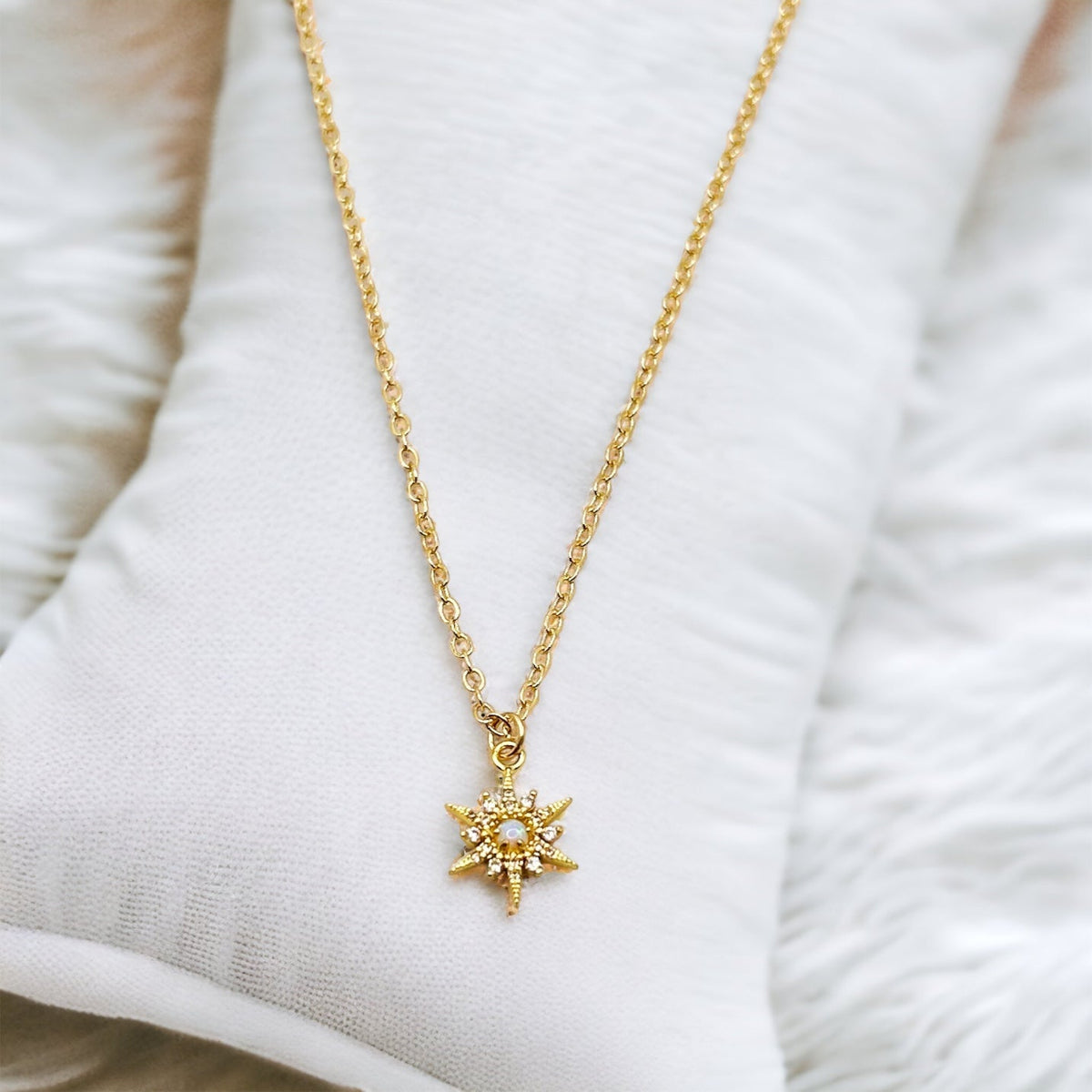 Stellina Opal Star Necklace