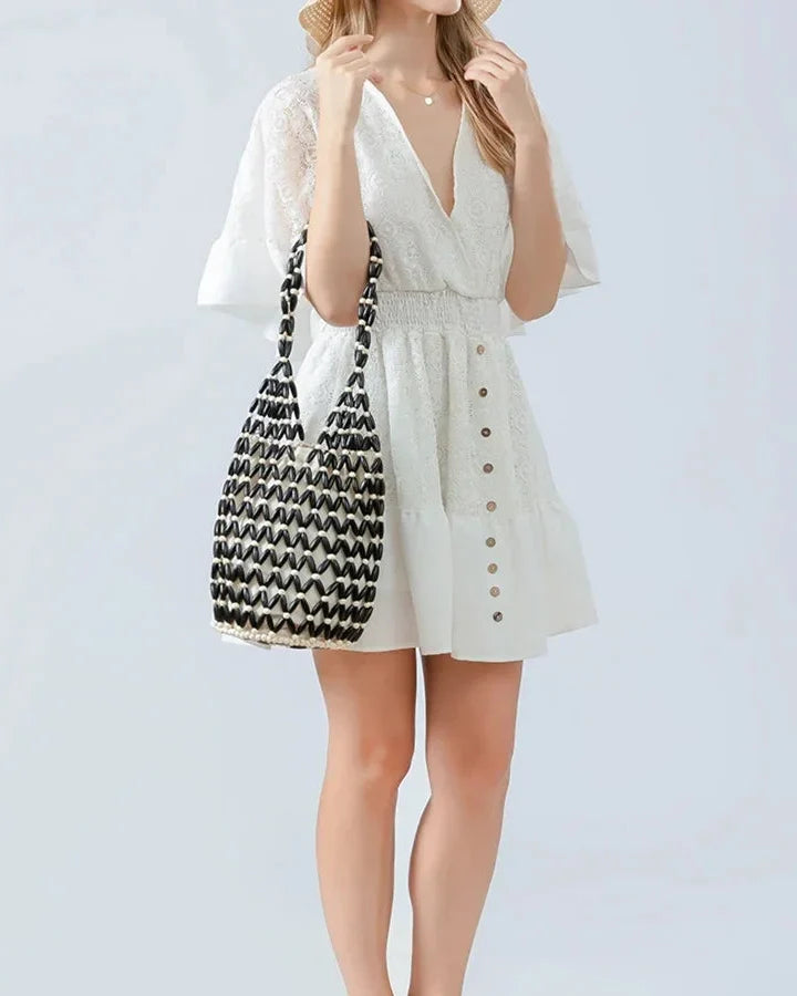 Ascott Beaded Bucket Tote
