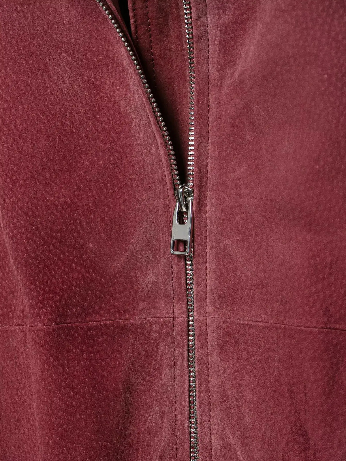 Maven Suede Marsala Bomber Jacket