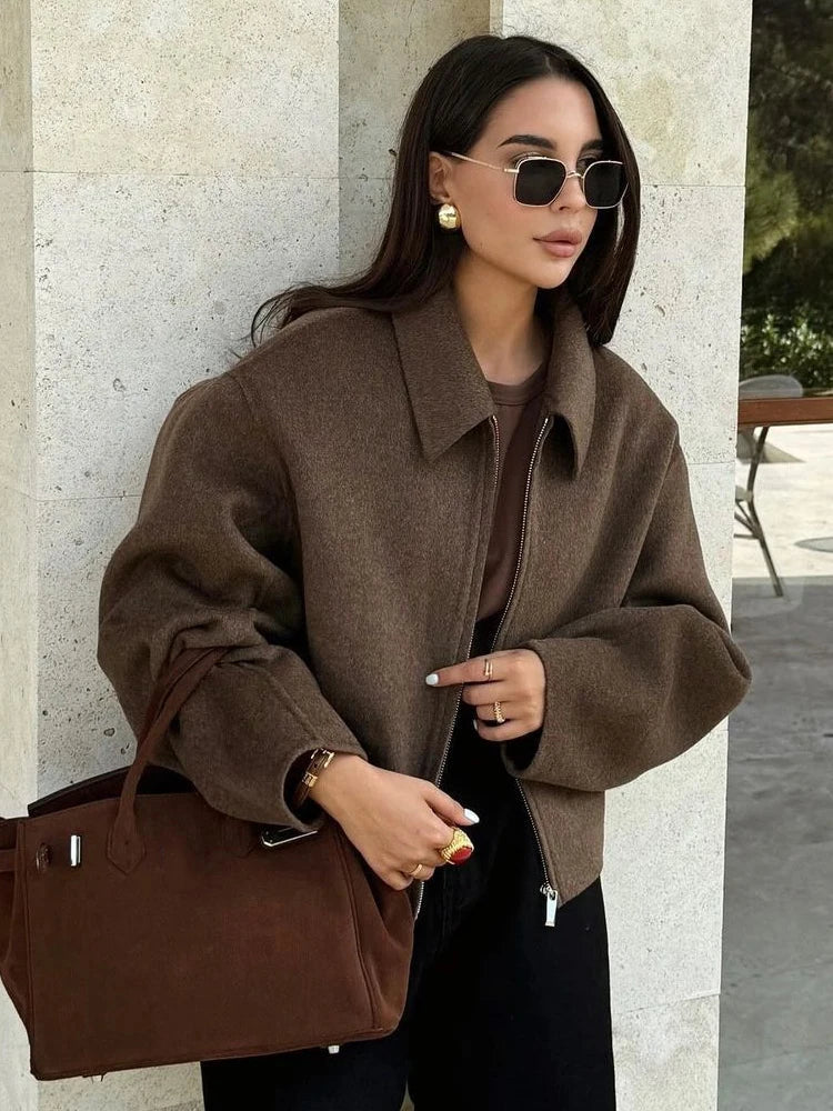 Hamilton Brown Boucle Jacket
