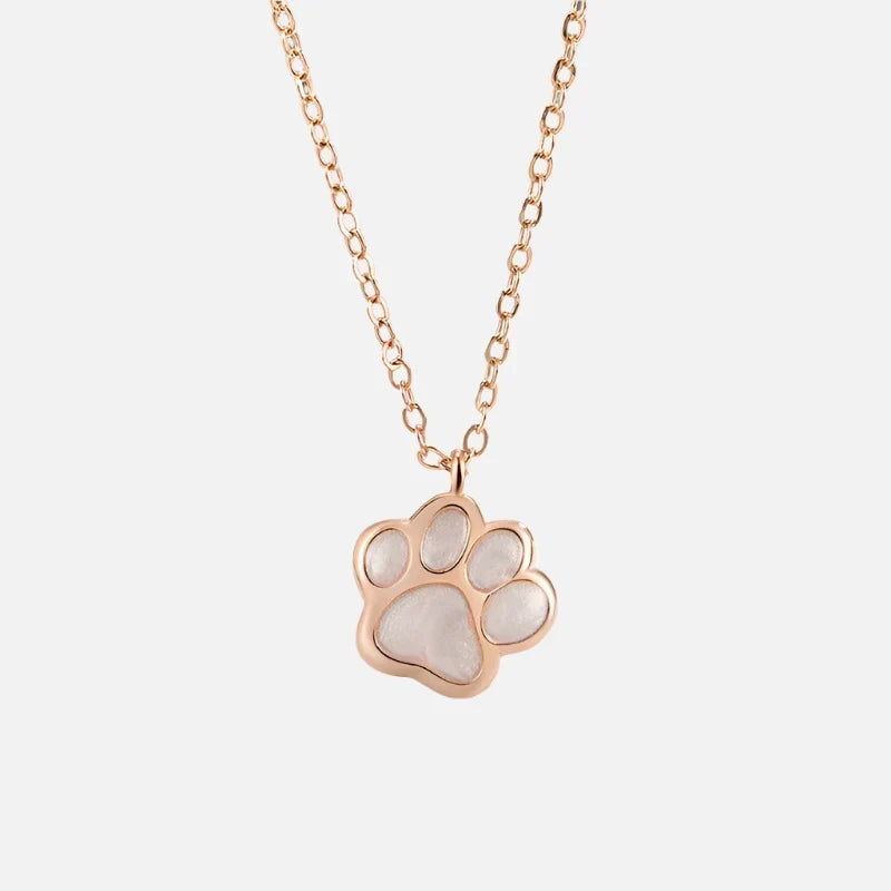 Necklace with Paw Charm