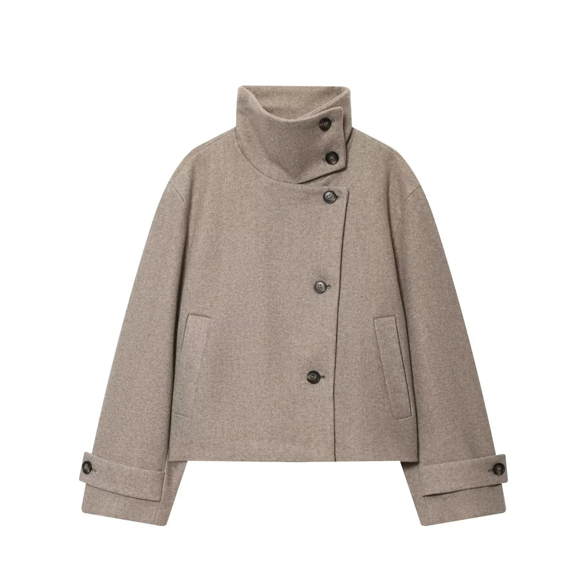 Diana Tricot High-Neck Jacket
