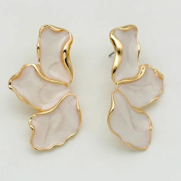Maison De Fluer Enamel Earrings