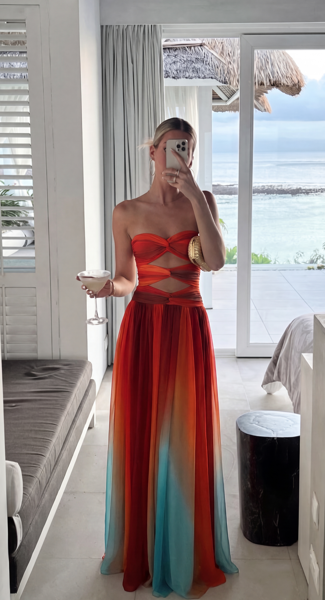 Lucile Knot Maxi Dress
