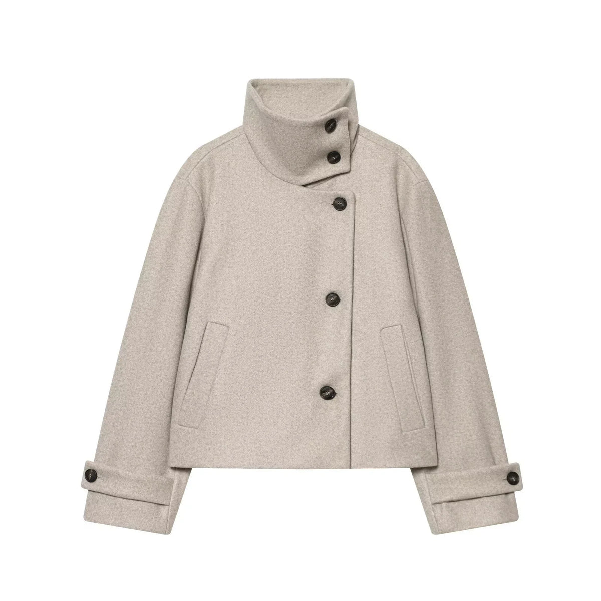 Diana Tricot High-Neck Jacket