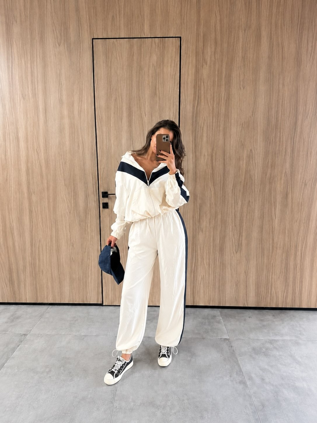 Maven Chevron Windbreaker Jacket and Shorts Set